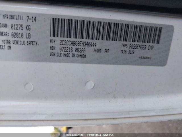 2C3CCABG8EH340444 Chrysler 300 300s