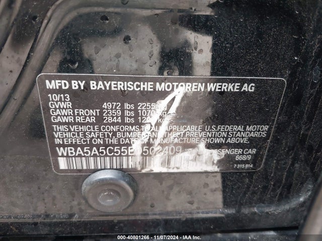 WBA5A5C55ED502409 BMW 528I
