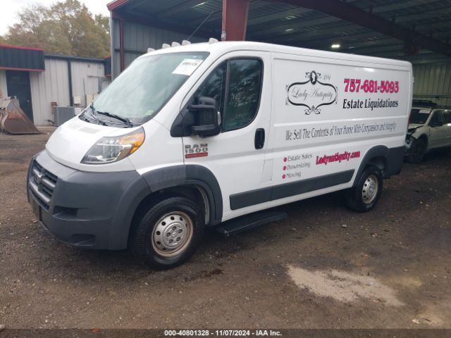 3C6TRVAG0HE552541 RAM Promaster 1500 Low Roof 136 Wb