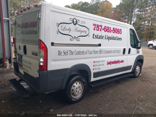 3C6TRVAG0HE552541 RAM Promaster 1500 Low Roof 136 Wb