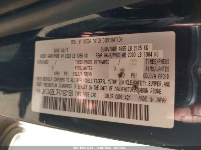 JM1CW2BL7F0190158 Mazda Mazda5 Sport