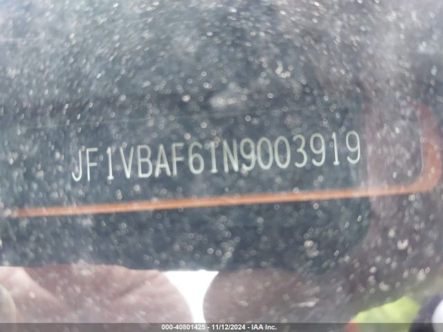JF1VBAF61N9003919 Subaru Wrx Premium