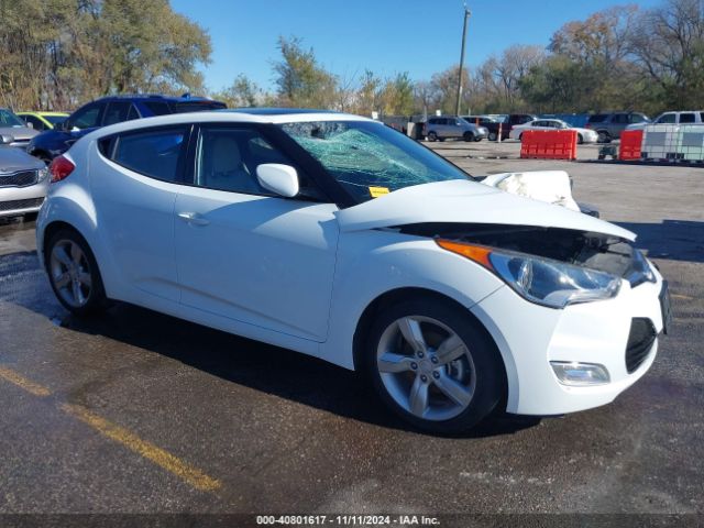 KMHTC6AD5EU215152 Hyundai Veloster Base W/gray