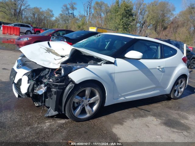 KMHTC6AD5EU215152 Hyundai Veloster Base W/gray