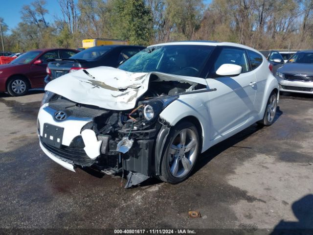 KMHTC6AD5EU215152 Hyundai Veloster Base W/gray