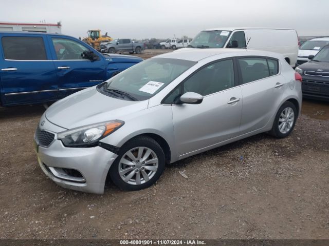 KNAFX5A8XE5231826 KIA FORTE EX