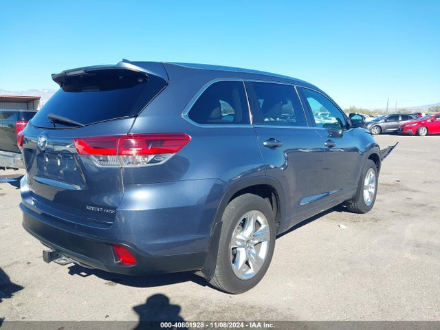 Toyota Highlander Limited 2018 5TDDZRFH8JS802805 Image 4