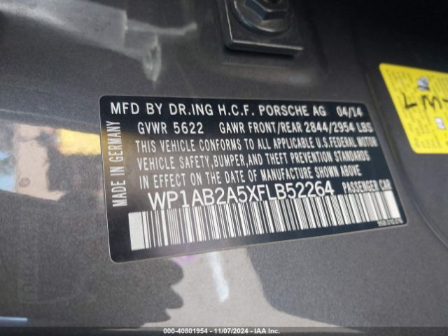 2015 PORSCHE MACAN WP1AB2A5XFLB52264 Photo 8