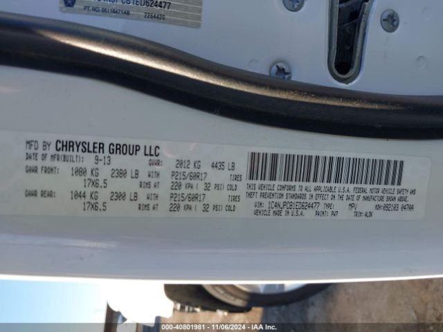 1C4NJPCB1ED624477 Jeep Patriot Limited