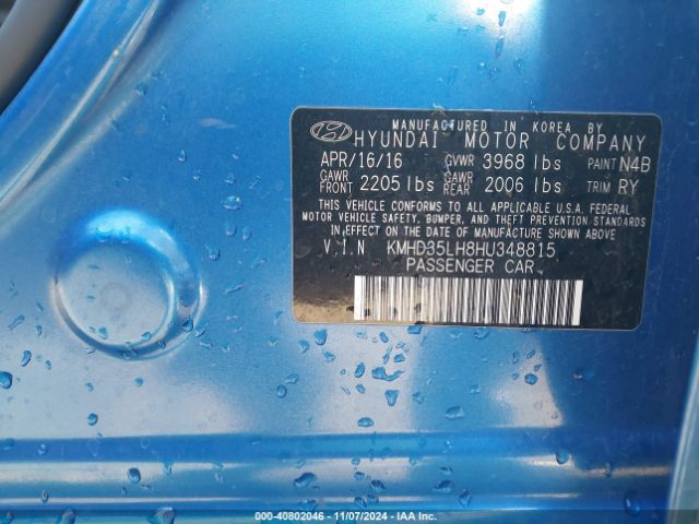 KMHD35LH8HU348815 Hyundai ELANTRA GT