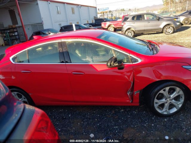 3G1BF6SMXHS604369 Chevrolet Cruze Premier Auto