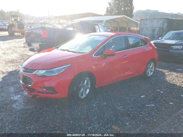 3G1BF6SMXHS604369 Chevrolet Cruze Premier Auto