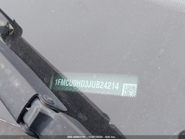 1FMCU0HD3JUB24214 Ford ESCAPE SEL