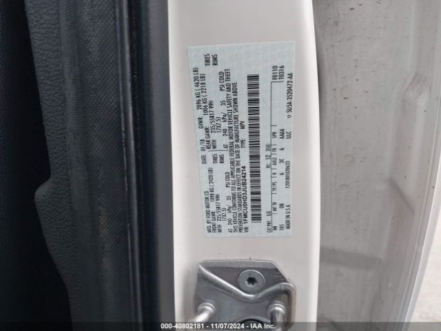 1FMCU0HD3JUB24214 Ford ESCAPE SEL
