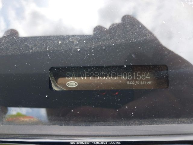 SALVP2BGXGH081584 Land Rover Range Rover Evoque Se/se Premium
