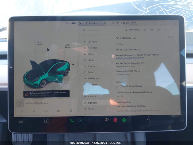 2023 TESLA MODEL 3 5YJ3E1EA0PF454573 Photo 6
