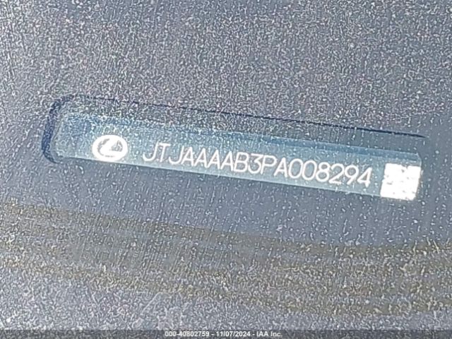 JTJAAAAB3PA008294 Lexus Rz 450e Premium