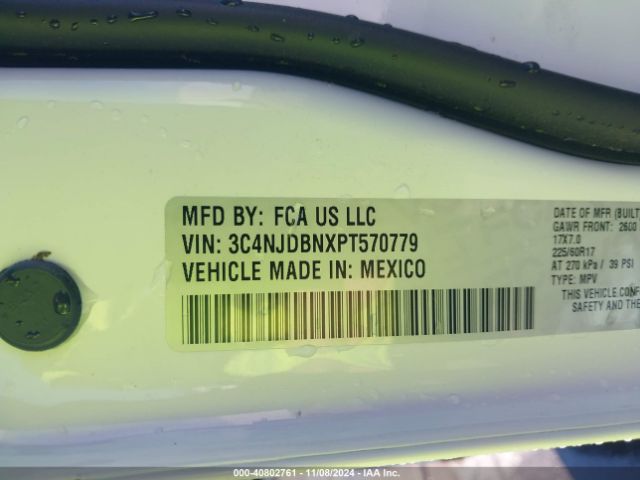 3C4NJDBNXPT570779 Jeep Compass Latitude 4x4