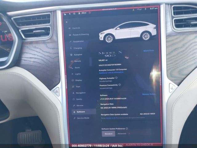 5YJXCAE27GF003964 Tesla Model X 60d/70d/75d/90d