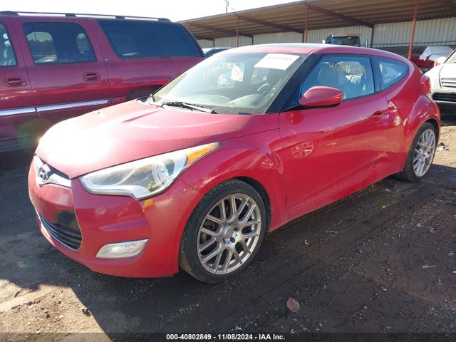 Hyundai Veloster Base W/gray 2014 KMHTC6AD6EU193209 Image 2