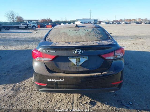 KMHDH4AE4FU283642 Hyundai ELANTRA SE