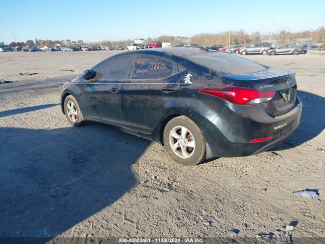 KMHDH4AE4FU283642 Hyundai ELANTRA SE