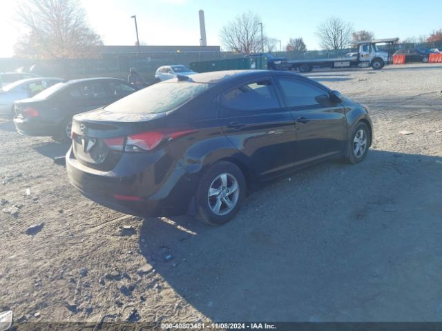 KMHDH4AE4FU283642 Hyundai ELANTRA SE