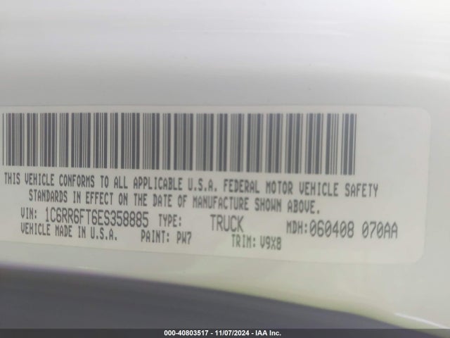 RAM 1500 Express 2014 1C6RR6FT6ES358885 Image 9