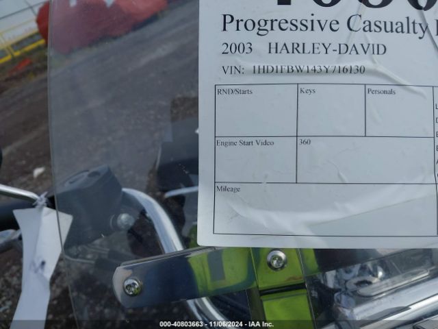 2003 HARLEY-DAVIDSON FLHRI 1HD1FBW143Y716130 Photo 9