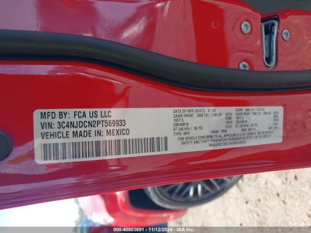 3C4NJDCN2PT569933 Jeep Compass (red) Edition 4x4