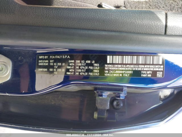 ZACCJBBB6HPG30051 Jeep Renegade Latitude 4x4