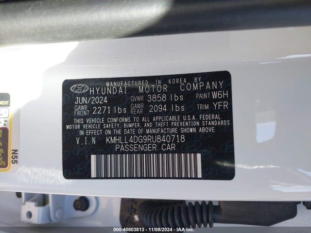 Hyundai ELANTRA SE 2024 KMHLL4DG9RU840718 Image 9