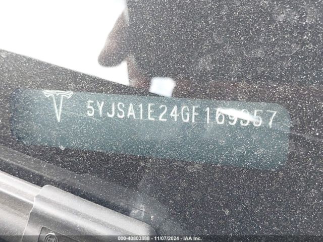 5YJSA1E24GF169357 Tesla Model S 60d/70d/75d/85d/90d