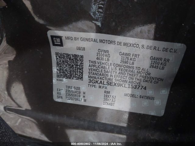 3GKALSEX9KL153774 GMC Terrain Denali