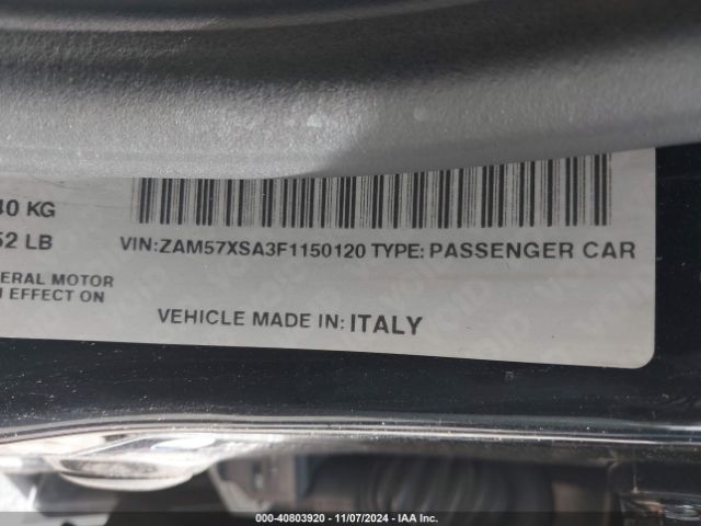 ZAM57XSA3F1150120 Maserati Ghibli