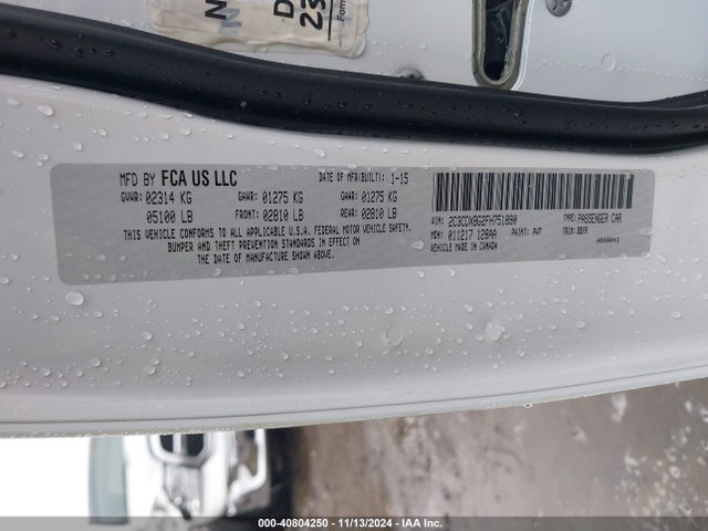 Dodge Charger Se 2015 2C3CDXBG2FH751890 Image 9