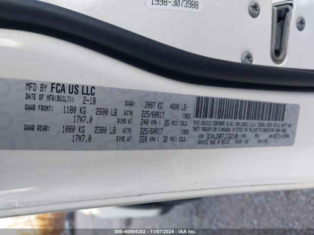 3C4NJDBB7JT332109 Jeep Compass Latitude 4x4