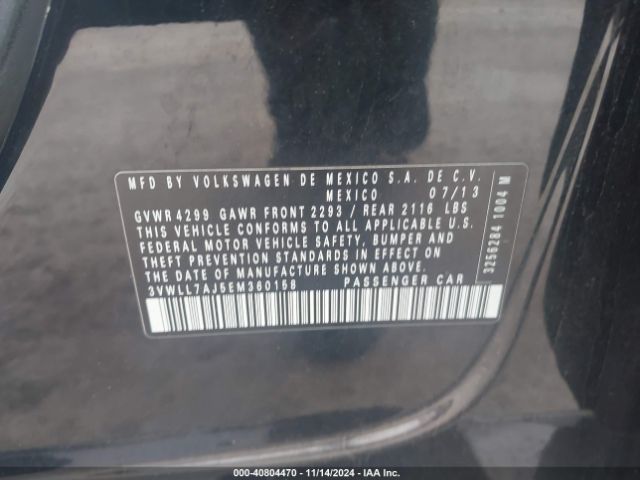 3VWLL7AJ5EM360158 Volkswagen Jetta 2.0l Tdi