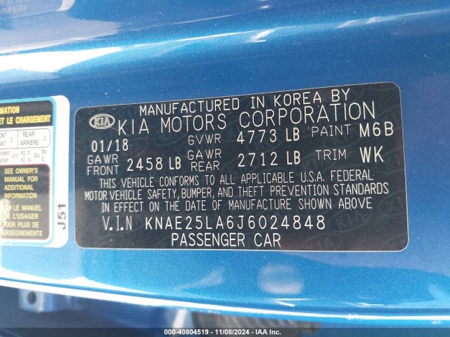 KIA Stinger Premium 2018 KNAE25LA6J6024848 Image 9