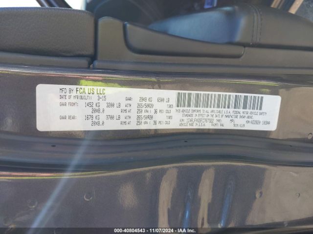 1C4RJFAG5FC767322 Jeep Grand Cherokee Altitude