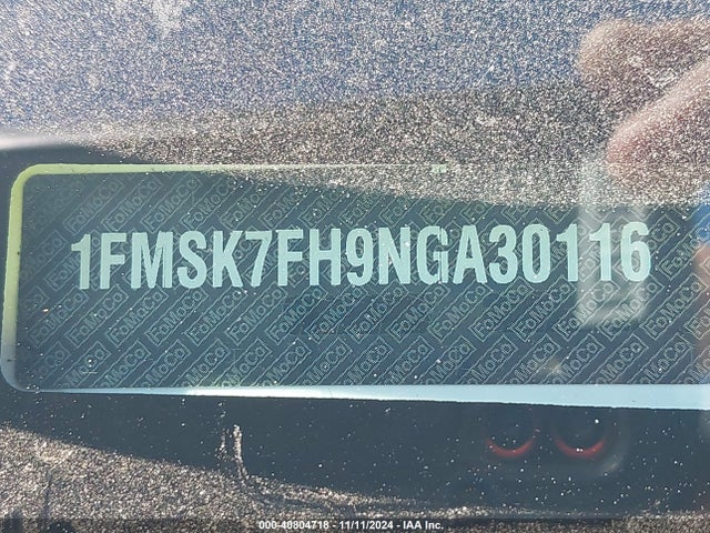 Ford Explorer Limited 2022 1FMSK7FH9NGA30116 Image 9