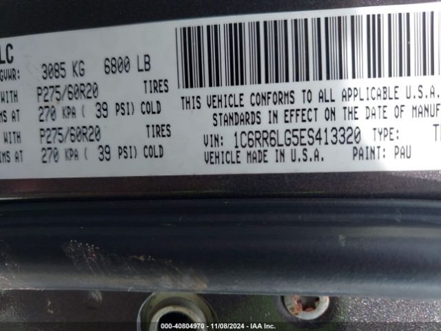 1C6RR6LG5ES413320 RAM 1500 Big Horn