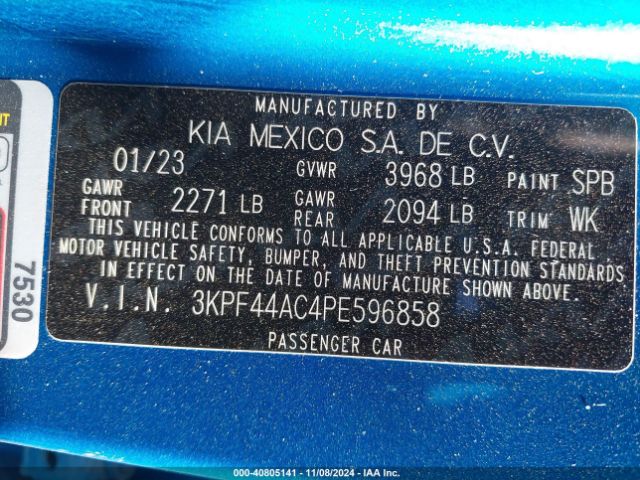 3KPF44AC4PE596858 KIA FORTE GT