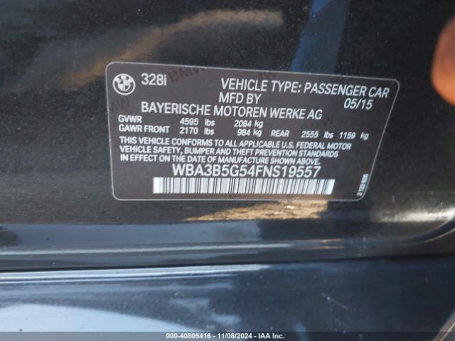 WBA3B5G54FNS19557 BMW 328i Xdrive