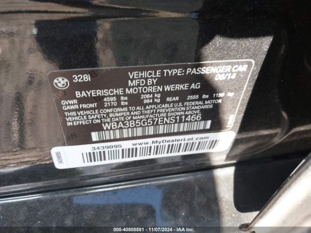 WBA3B5G57ENS11466 BMW 328i Xdrive