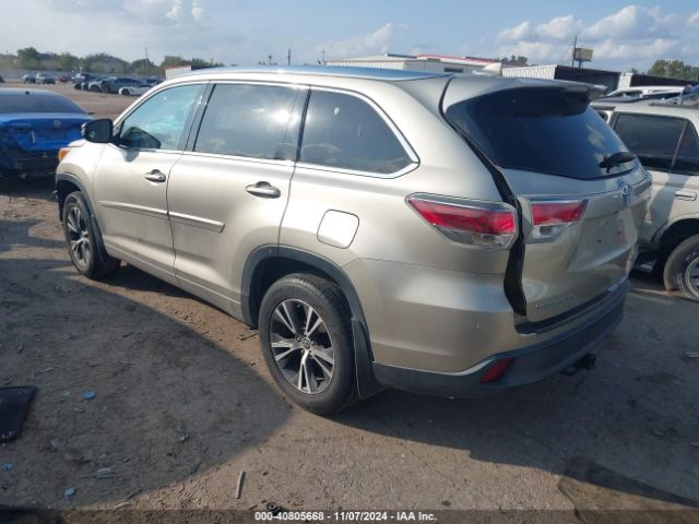 5TDJKRFH1GS303425 Toyota Highlander Xle V6