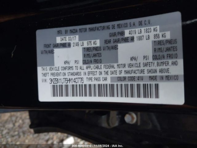3MZBN1U76HM140776 Mazda Mazda3 Sport