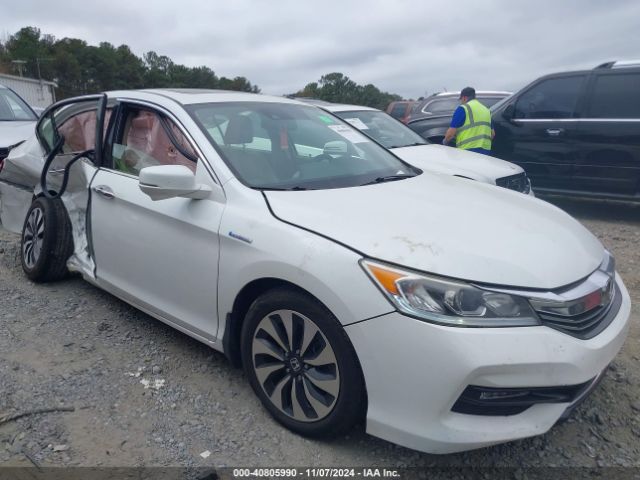 JHMCR6F58HC022457 Honda Accord Hybrid Ex-l