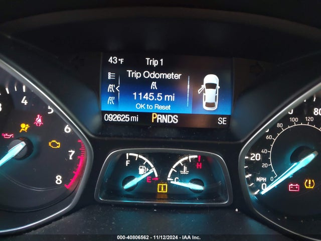1FMCU0GD0HUE02207 Ford ESCAPE SE