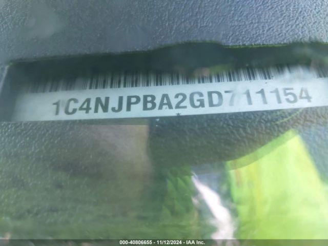 1C4NJPBA2GD711154 Jeep Patriot Sport Se
